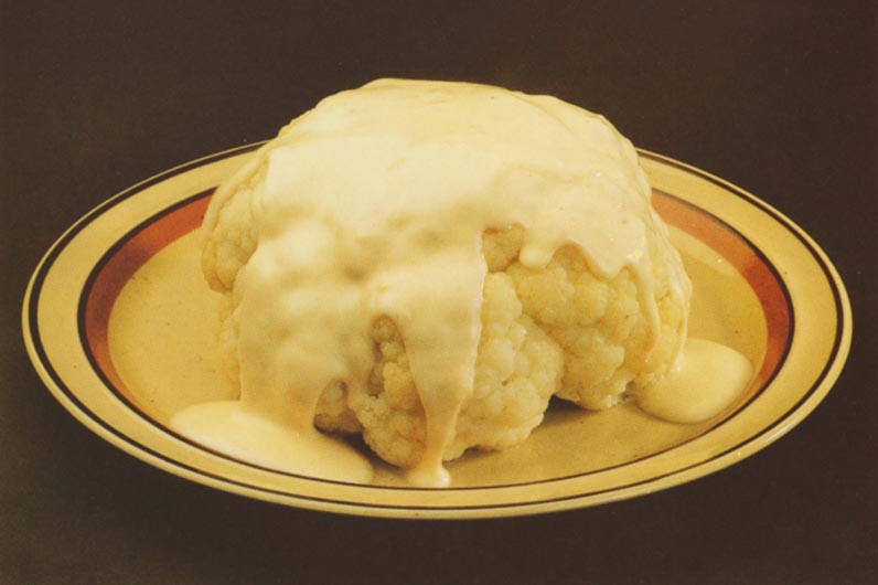 Chou-fleur à la sauce au fromage