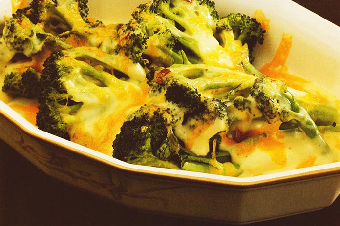 Superbe brocolis au gratin